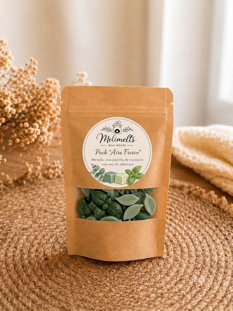 Wax melts albahaca y eucalipto