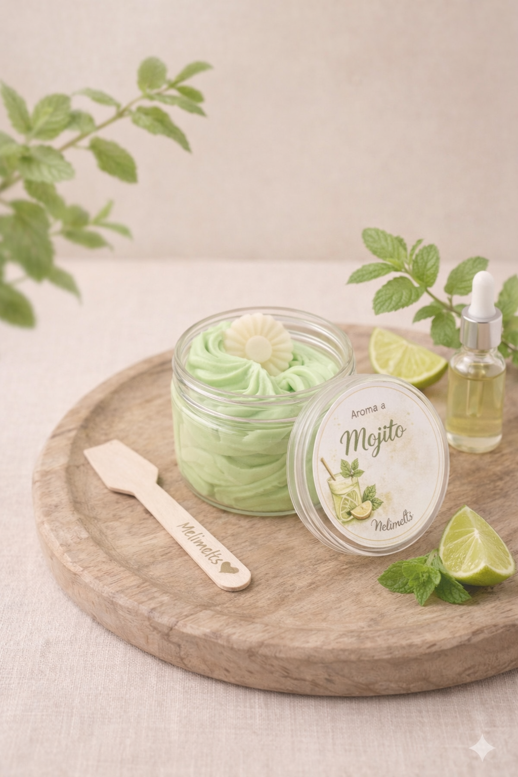 Helado aromático Mojito