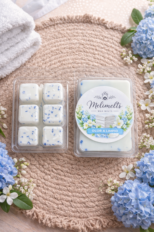 Wax melts ropa limpia