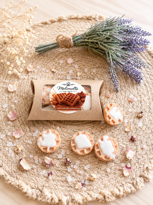 Waffles de caramelo