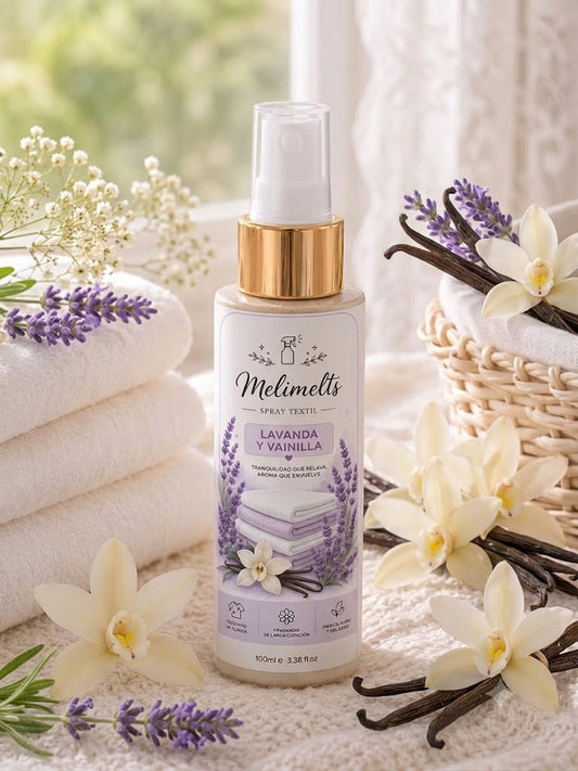 Spray textil lavanda y vainilla - 100ml