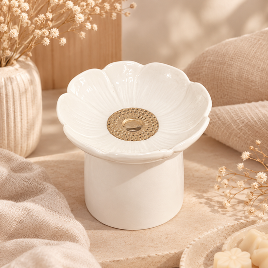 Quemador flor dorado
